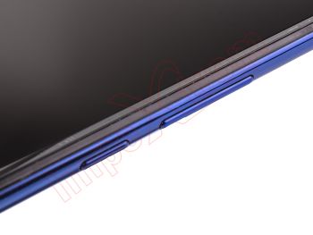 Pantalla completa IPS LCD con carcasa frontal azul (Sapphire Blue) para Honor 9X HLK-L29 ( versión global )